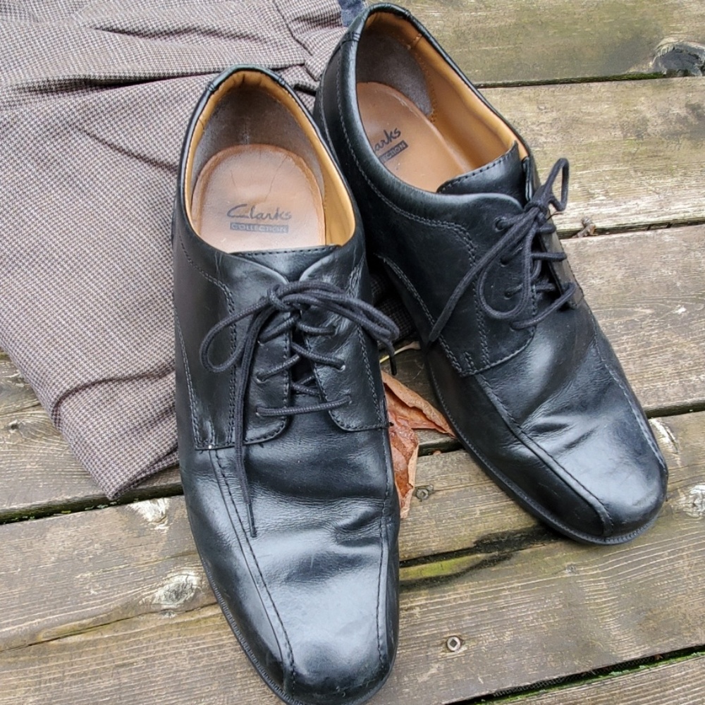 Clark's Collection genuine leather dress shoes